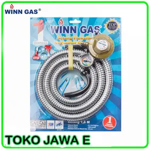 SELANG PAKET+REGULATOR WINN GAS