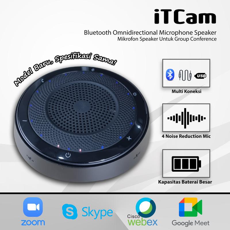 Wireless Omnidirectional 4 Way Microphone With Speaker For Conference 1
