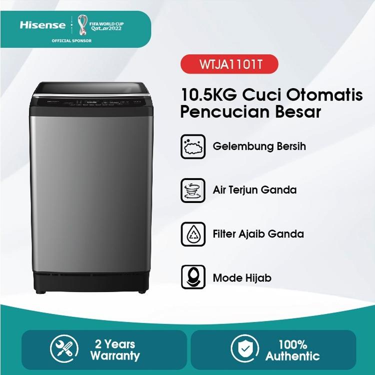 HISENSE WTJA1101T MESIN CUCI TOP LOADING 10.5 KG 1 TABUNG 3