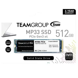 SSD Team MP33 M.2 2280 NVME 512GB - PCIe Gen3 x4
