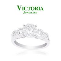 Gambar Cincin Berlian VLR555722 Victoria Jewellery dari Victoria Jewellery Online Kota Administrasi Jakarta Selatan 1 Tokopedia