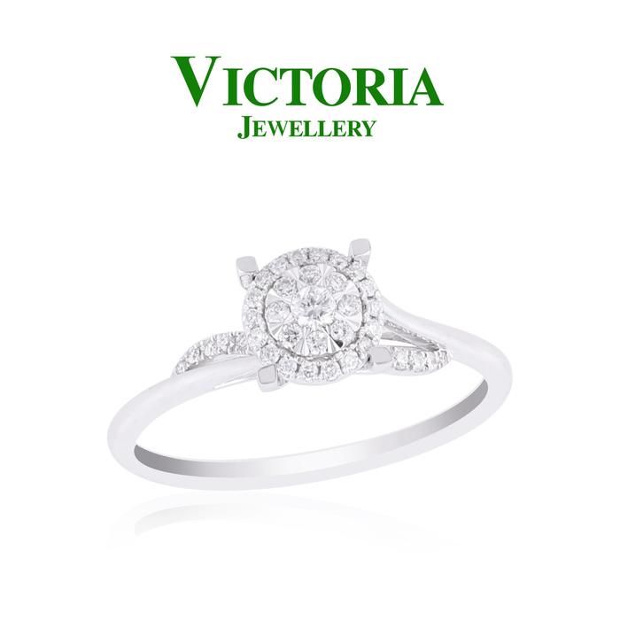 Gambar Cincin Berlian VLR708586 Victoria Jewellery dari Victoria Jewellery Online Kota Administrasi Jakarta Selatan Tokopedia