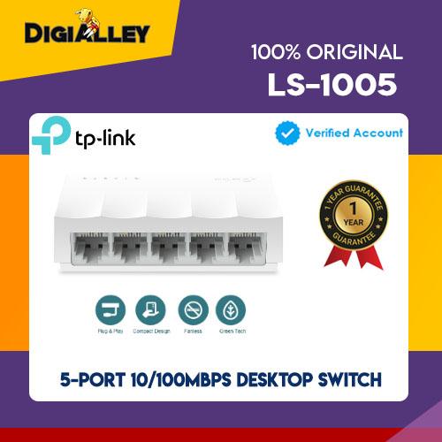 TP LINK LS1005 SWITCH HUB 5 PORT 10/100Mbps Desktop TPLINK LS 1005 ...