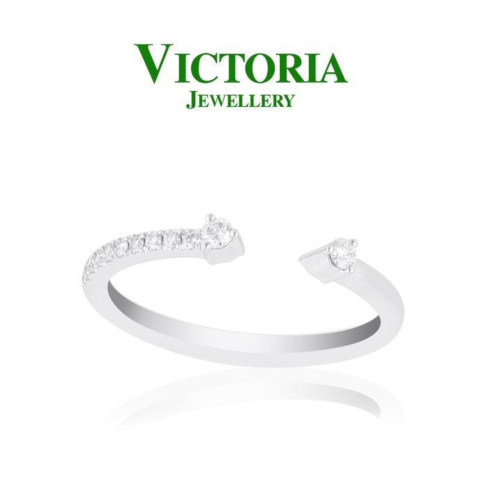 Gambar Cincin Berlian VLR706964 Victoria Jewellery dari Victoria Jewellery Online Kota Administrasi Jakarta Selatan Tokopedia
