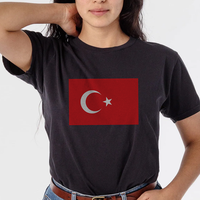 Gambar Baju Kaos Polos Pria Katun Premium Lengan Pendek Bendera Turkey dari Mora Syndicate T-Shirt Kota Bekasi 2 Tokopedia