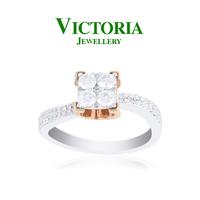Gambar Cincin Berlian VLR576895 Victoria Jewellery dari Victoria Jewellery Online Kota Administrasi Jakarta Selatan 1 Tokopedia