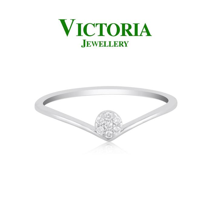 Gambar Cincin Berlian VLR630535 Victoria Jewellery dari Victoria Jewellery Online Kota Administrasi Jakarta Selatan Tokopedia