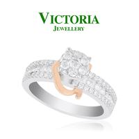 Gambar Cincin Berlian VLR294850 Victoria Jewellery dari Victoria Jewellery Online Kota Administrasi Jakarta Selatan 1 Tokopedia
