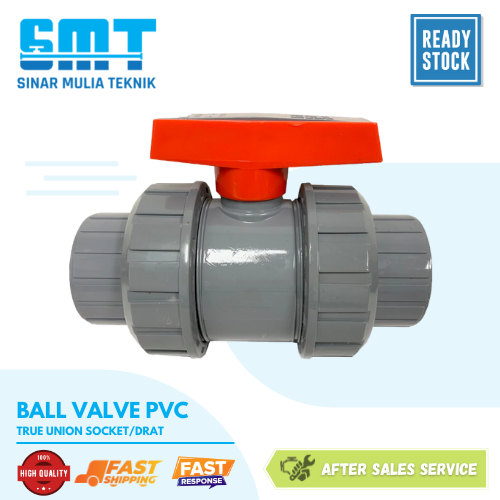 Gambar 2 inch ball valve PVC true union dari Sinar Mulia Teknik Kota Administrasi Jakarta Barat Tokopedia