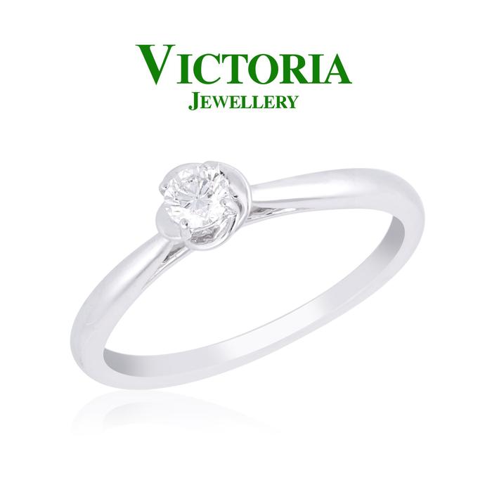 Gambar Cincin Berlian VLR633819 Victoria Jewellery dari Victoria Jewellery Online Kota Administrasi Jakarta Selatan Tokopedia