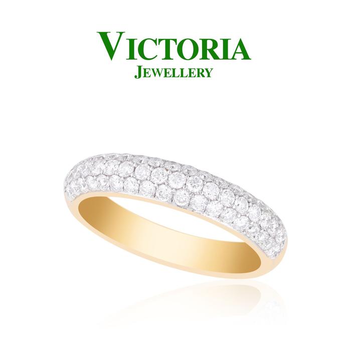 Gambar Cincin Berlian VLR214262 Victoria Jewellery dari Victoria Jewellery Online Kota Administrasi Jakarta Selatan Tokopedia