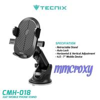 Gambar Tecnix CMH-018 Car Holder Universal 360° Mobile Phone Stand - CMH-018 dari MMCROXY Kota Administrasi Jakarta Pusat 2 Tokopedia