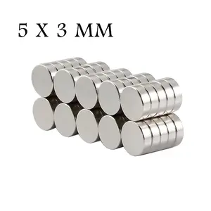 MAGNET NEODYMIUM BULAT 5X3 MM SUPER KUAT STRONG NdFeB N35 SATUAN