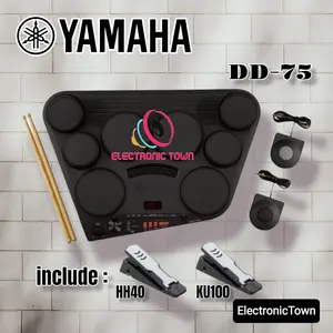 Drum Pad YAMAHA DD-75 / DD 75 / DD75 - Portable Drum Elektrik