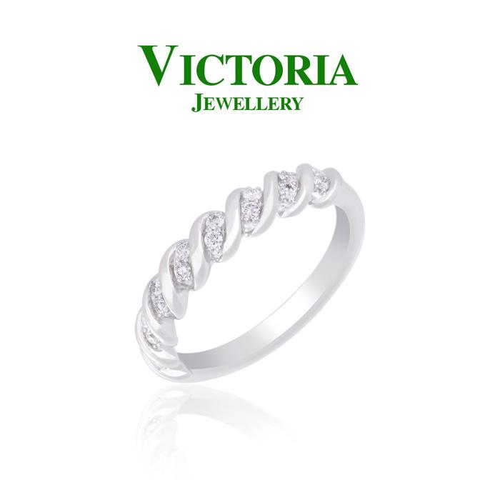Gambar Cincin Berlian VLR615112 Victoria Jewellery dari Victoria Jewellery Online Kota Administrasi Jakarta Selatan Tokopedia