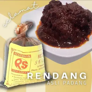 rendang selamat padang 500gram frozen Frozen
