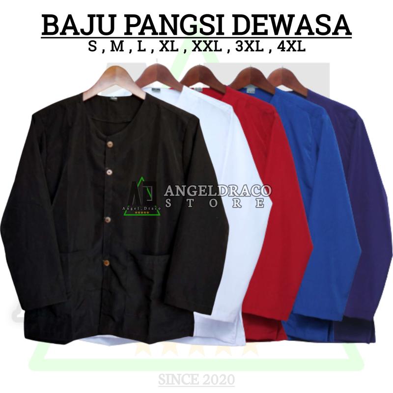 Baju Pangsi Dewasa Pria Laki Laki Sunda Betawi S M L XL XXL 3XL 4XL 1