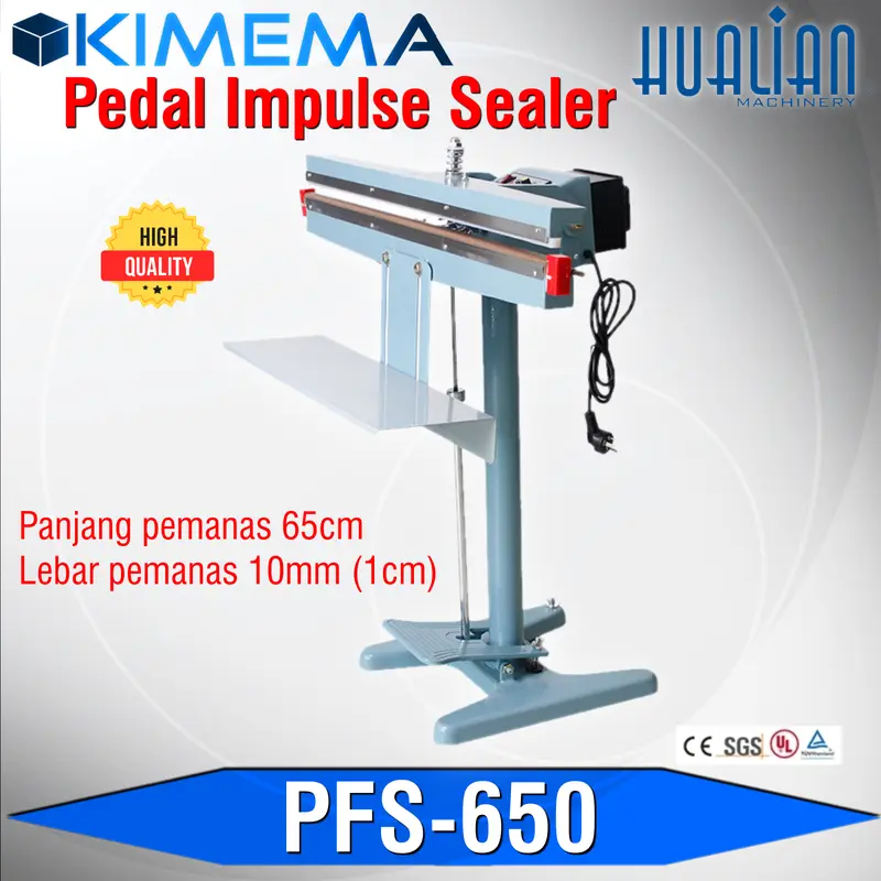 Pedal Sealer 65 cm Mesin Press Perekat Plastik & Alumunium Foil 0