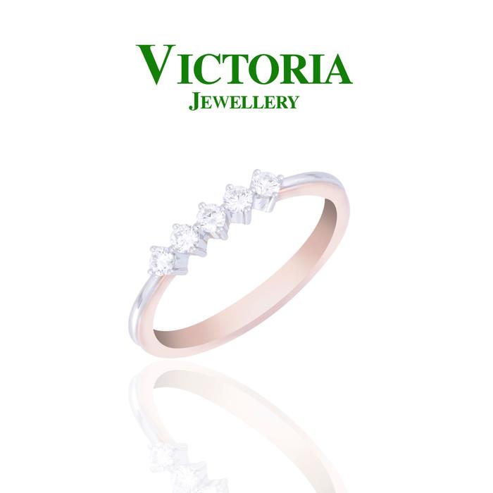 Gambar Cincin Berlian VLR627214 Victoria Jewellery dari Victoria Jewellery Online Kota Administrasi Jakarta Selatan Tokopedia