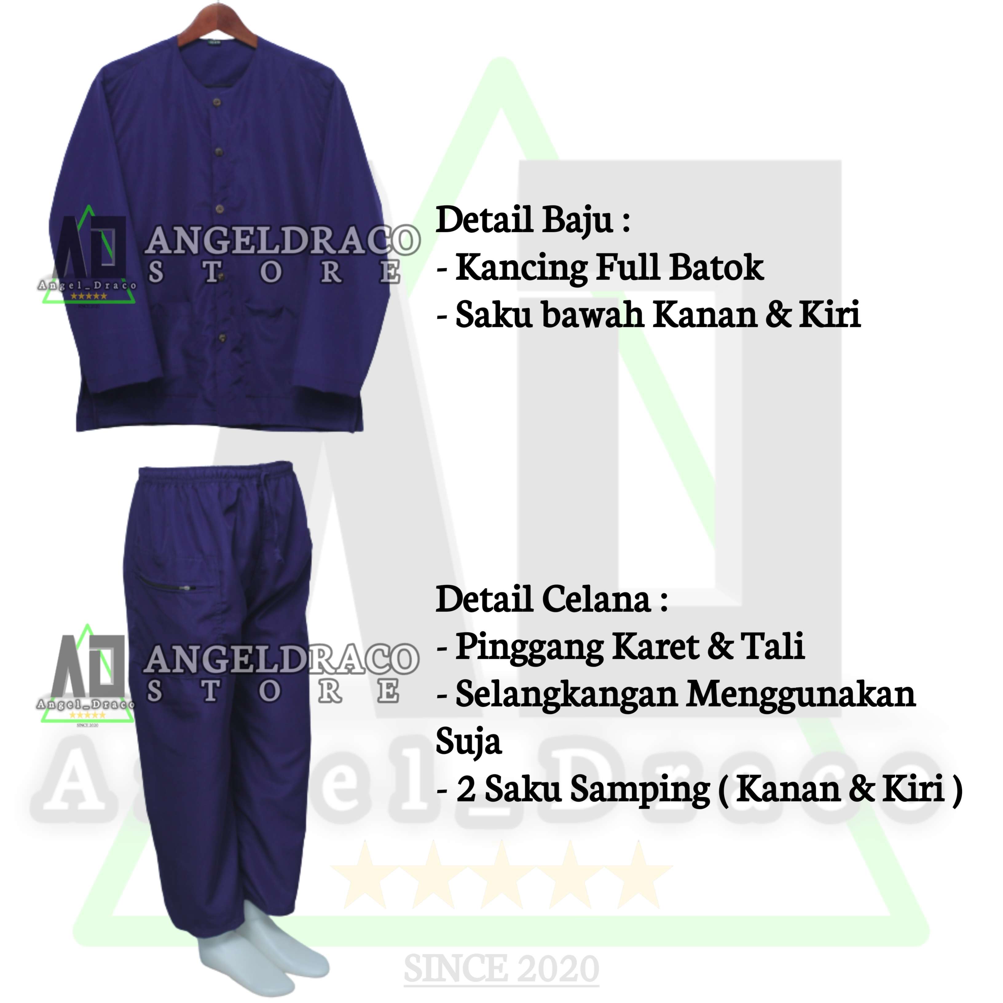Product Introduction of Baju Pangsi Dewasa Pria Laki Laki Sunda Betawi S M L XL XXL 3XL 4XL 11