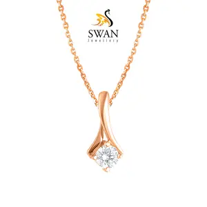 Liontin Berlian Simple Solitaire IMPD1168228 Swan Jewellery