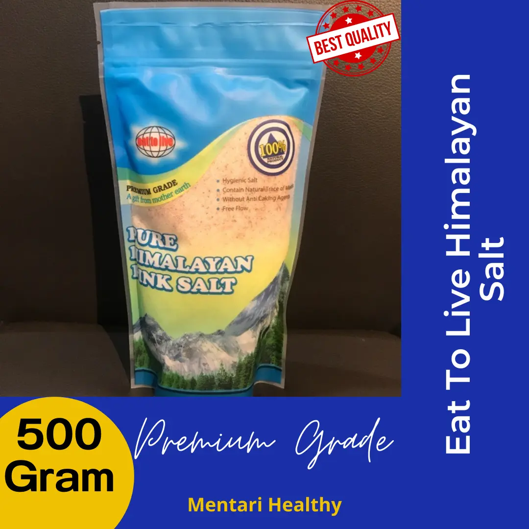 HIMALAYA SALT PREMIUM 500Gram BIRU / GARAM HIMALAYA PREMIUM