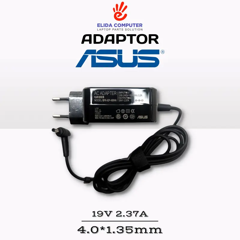 Adaptor Charger Asus Model ADP-45BW A 19v 2.37a 1
