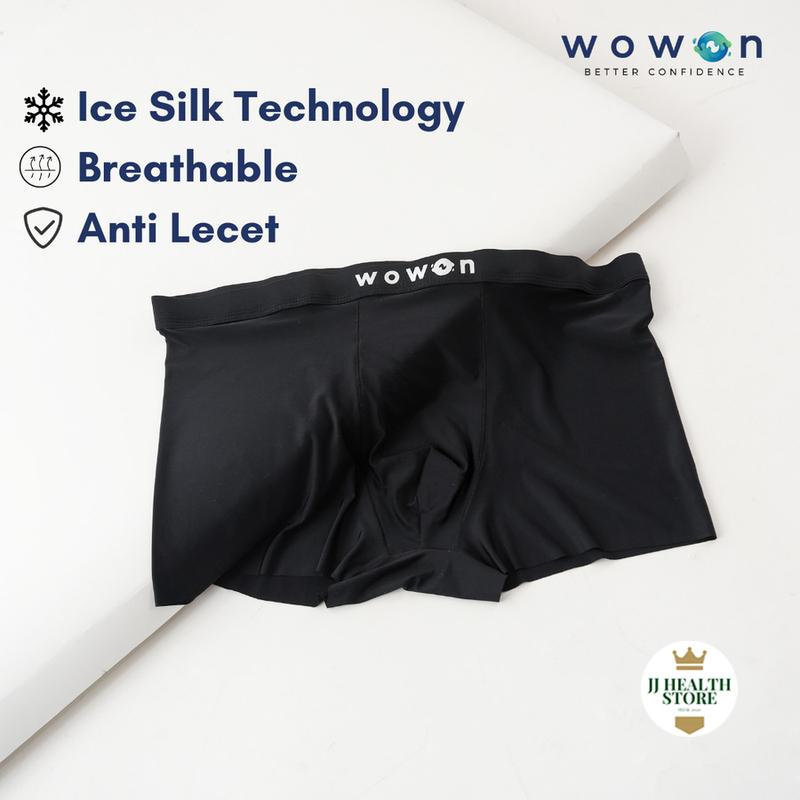 Wowon Men Boxer - Celana Dalam Pria - Zero Gravity Feel - 3 Pcs - 0