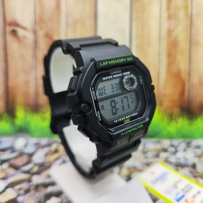 Gambar Casio Digital Jam Tangan Pria Strap Karet WS-1400H WS 1400H Original - WS-1400H-1A dari Ogytashop Kota Administrasi Jakarta Pusat 5 Tokopedia