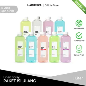 HARUMIKA Paket Refill 1 Liter Linen Spray & Room Refresher
