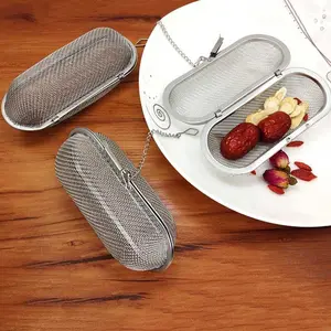 Filter Saringan Teh Reusable Tea Infuser Strainer Penyaring Teh Rempah