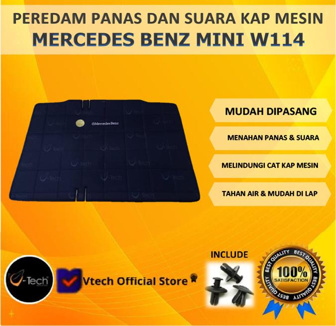 Gambar VTECH Peredam Panas dan Suara Kap Mesin Mercedes Benz Mini W114 dari Vtech Peredam Authorized Store Kota Bandung Tokopedia
