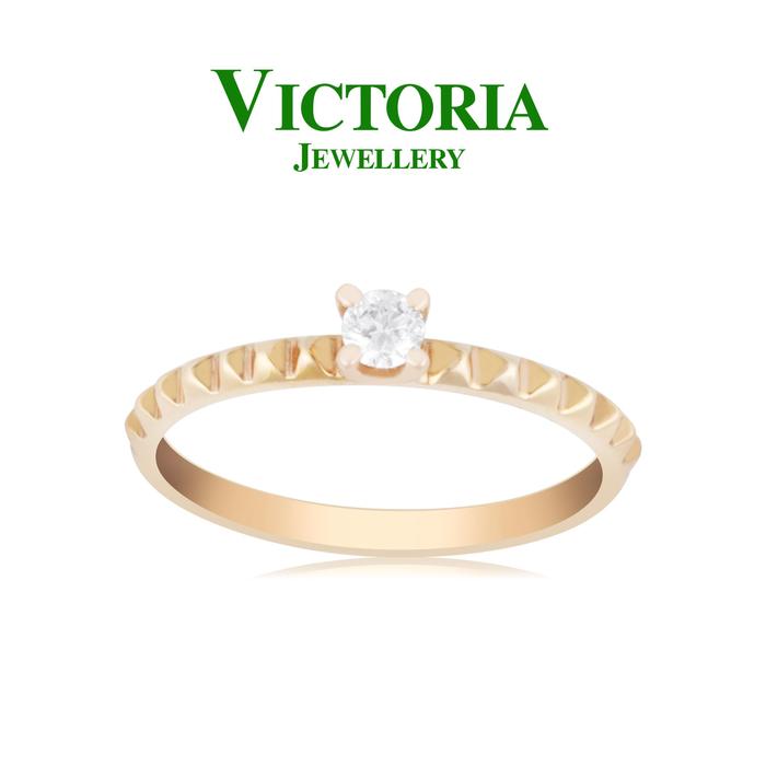 Gambar Cincin berlian VLR601207 Victoria Jewellery dari Victoria Jewellery Online Kota Administrasi Jakarta Selatan Tokopedia
