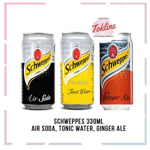 SCHWEPPES AIR SODA SODA WATER ISI 6 CAN