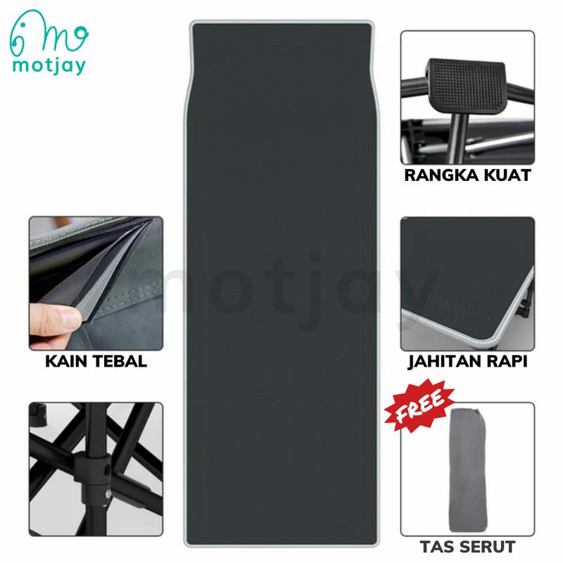Ranjang Lipat Kasur Lipat Folding Velbeg Rangka Besi Kuat 3