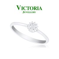 Gambar Cincin berlian VLR590099 Victoria Jewellery - WHITE GOLD, UK-9 dari Victoria Jewellery Online Kota Administrasi Jakarta Selatan 1 Tokopedia
