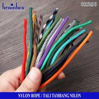 Gambar Tali Nilon 3mm Nylon Rope Multifunction Tali Tambang Kepang Jemuran - Random dari Brainbox Car and Home Kota Batam 5 Tokopedia