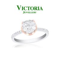 Gambar Cincin Berlian VLR520881 Victoria Jewellery dari Victoria Jewellery Online Kota Administrasi Jakarta Selatan 1 Tokopedia
