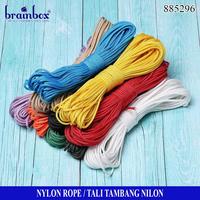 Gambar Tali Nilon 3mm Nylon Rope Multifunction Tali Tambang Kepang Jemuran - Random dari Brainbox Car and Home Kota Batam 1 Tokopedia