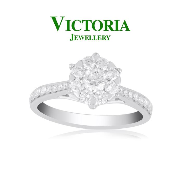 Gambar Cincin Berlian VLR234009 Victoria Jewellery dari Victoria Jewellery Online Kota Administrasi Jakarta Selatan Tokopedia