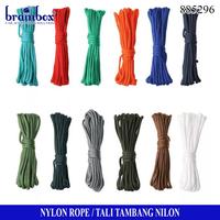 Gambar Tali Nilon 3mm Nylon Rope Multifunction Tali Tambang Kepang Jemuran - Random dari Brainbox Car and Home Kota Batam 4 Tokopedia