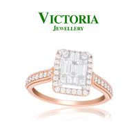Gambar Cincin Berlian VLR513777 Victoria jewellery dari Victoria Jewellery Online Kota Administrasi Jakarta Selatan 1 Tokopedia