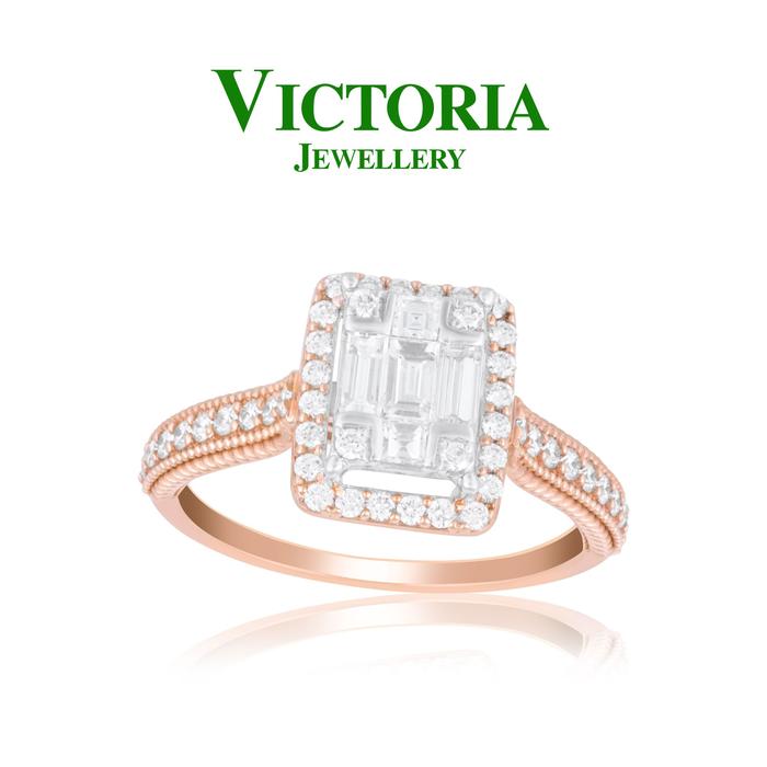 Gambar Cincin Berlian VLR513777 Victoria jewellery dari Victoria Jewellery Online Kota Administrasi Jakarta Selatan Tokopedia