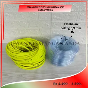 Selang Nipple Kelinci Ukuran 5/16 Aneka Varian