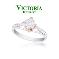 Gambar Cincin Berlian VLR474078 Victoria Jewellery dari Victoria Jewellery Online Kota Administrasi Jakarta Selatan 1 Tokopedia