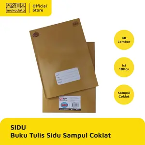 BUKU TULIS SIDU 40 LEMBAR KRAFT COVER / SAMPUL COKLAT