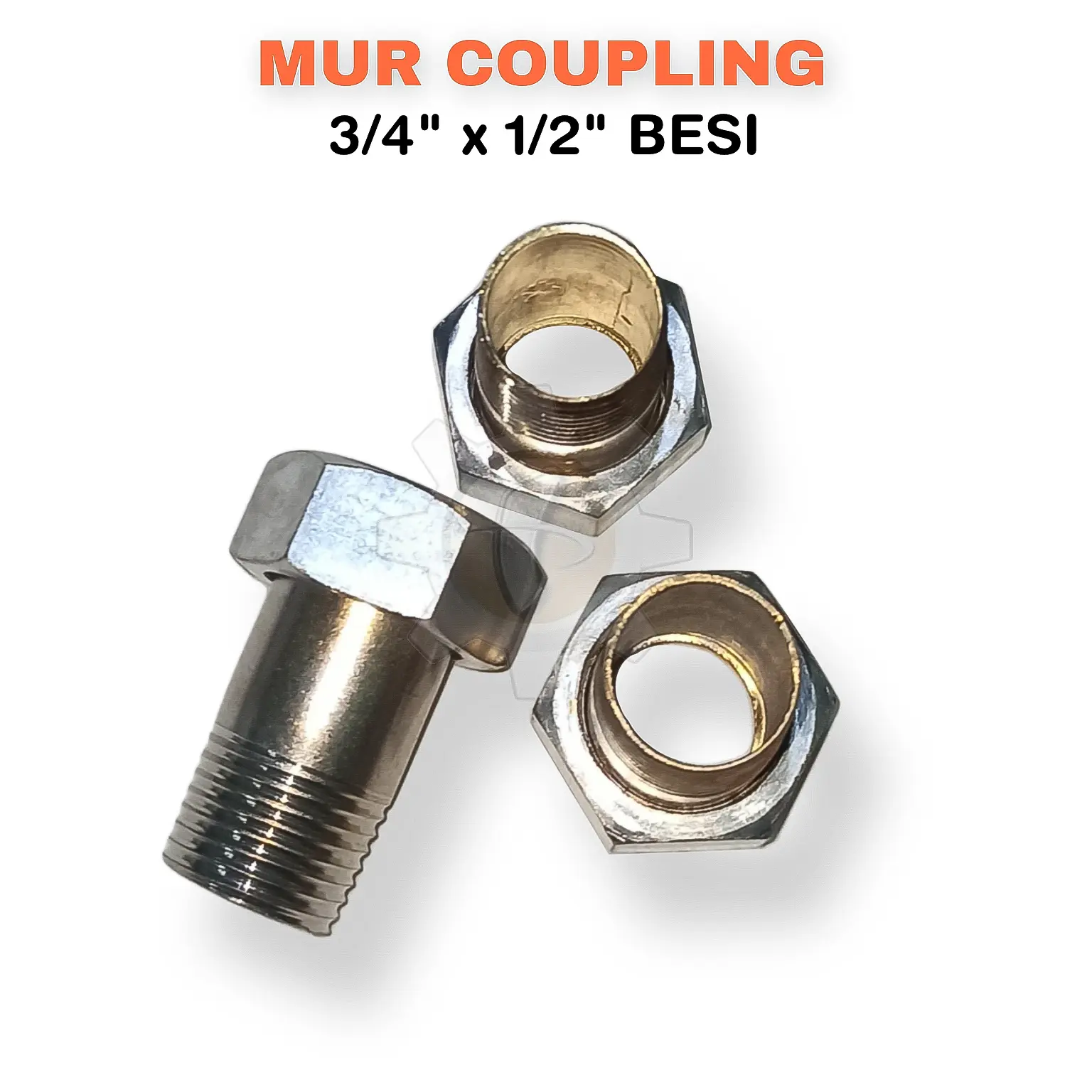 Mur Coupling 3/4" x 1/2" Besi