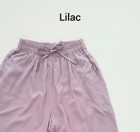 Gambar HEYTIMMY WOMEN Suzy Loose Pants Kulot Bahan Rayon Premium - LILAC, All Size dari Heytimmy Kota Administrasi Jakarta Utara 2 Tokopedia