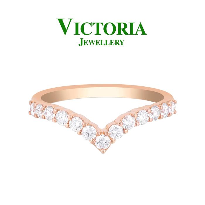 Gambar Cincin Berlian Listring V VLR355308 Victoria Jewellery dari Victoria Jewellery Online Kota Administrasi Jakarta Selatan Tokopedia