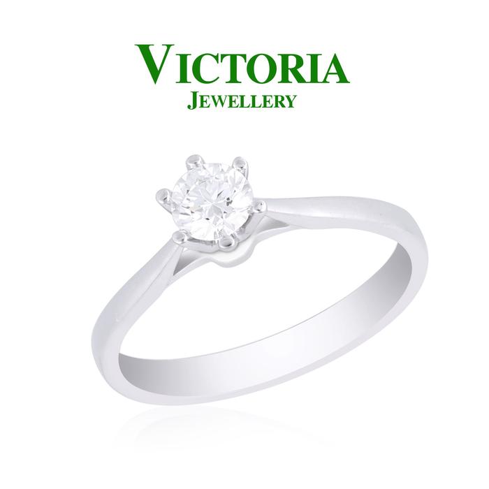 Gambar Cincin Berlian Solitaire Sertifikat GIA VFLR717601 Victoria Jewellery dari Victoria Jewellery Online Kota Administrasi Jakarta Selatan Tokopedia